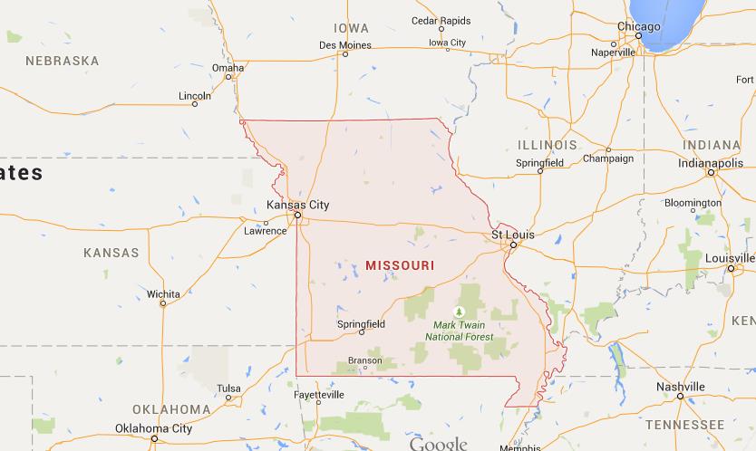 Map of Missouri