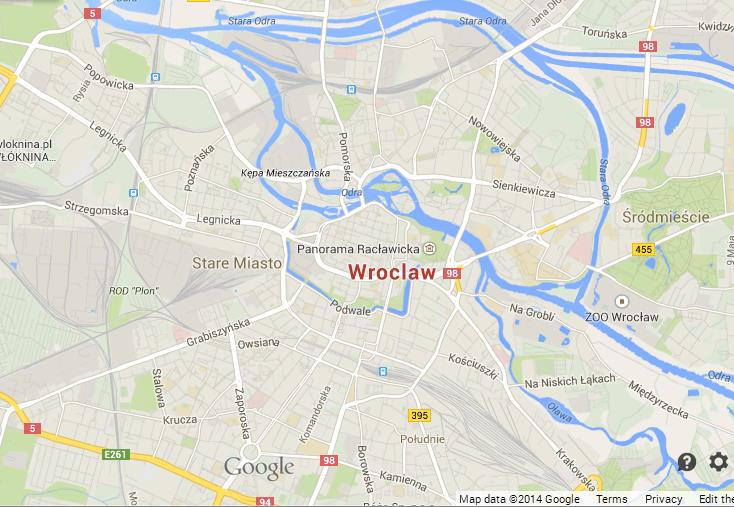 wroclaw poland map google        <h3 class=