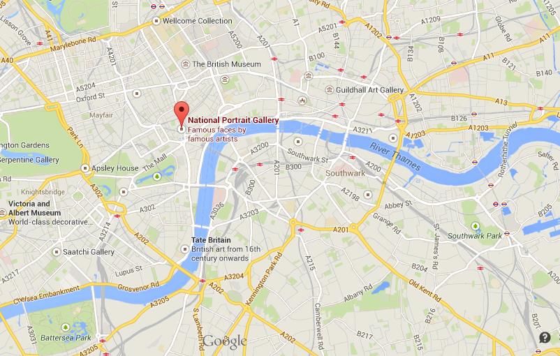 map of national portrait gallery london        <h3 class=