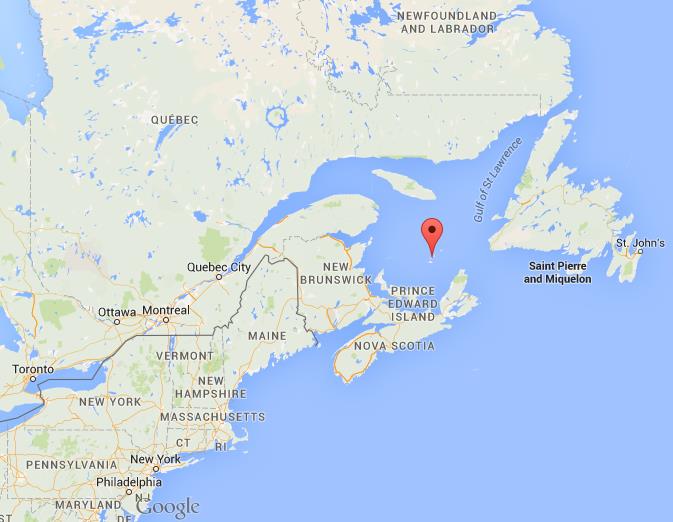 Where are Magdalen Islands on map Quebec