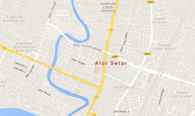 Alor Setar World Easy Guides   Map Of Alor Setar 640x381 