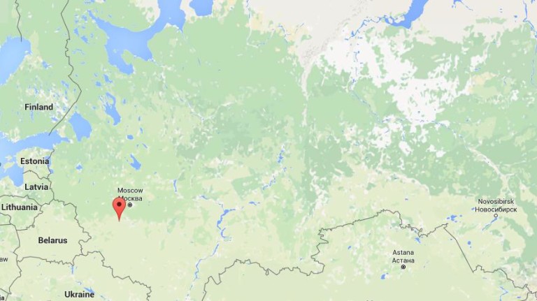 Where is Kaluga on map Russia