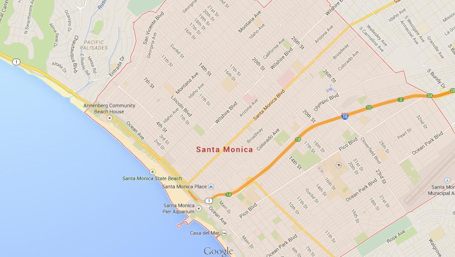 Map Of Santa Monica Ca World Map | The Best Porn Website