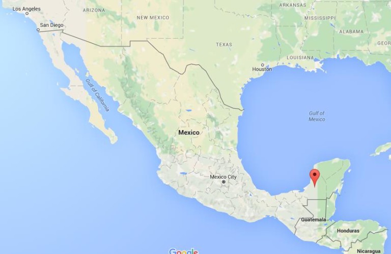 Where is Campeche on map Mexico