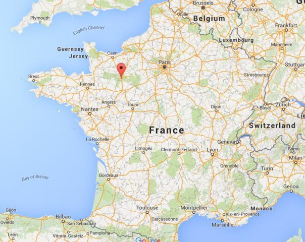 Where is Alençon on map France