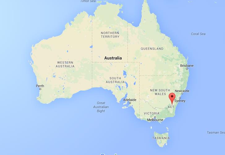 Where is Queanbeyan on map Australia