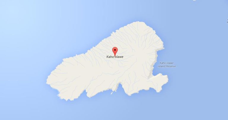 Map of Kaho’olawe