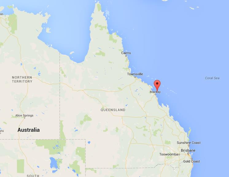 Where is Keswick Island on map Queensland