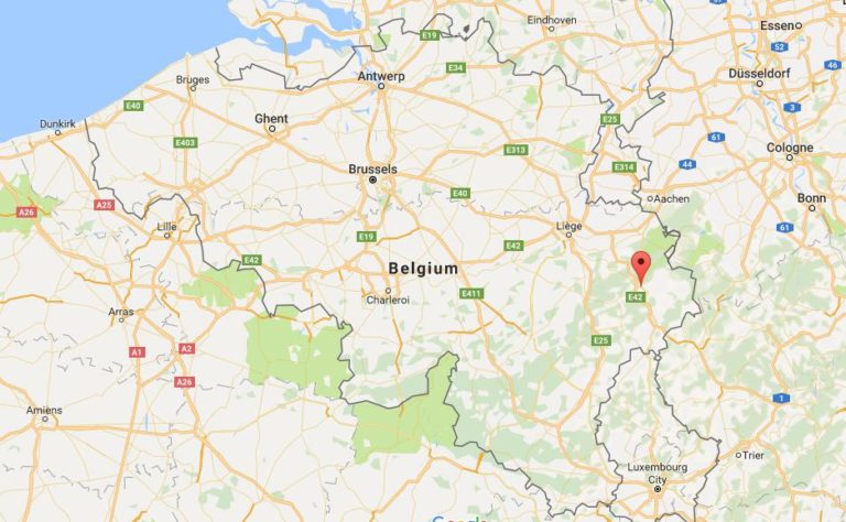 Where is Malmedy on map Belgium