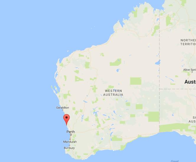 Where is Wedge Island on map Western Australia