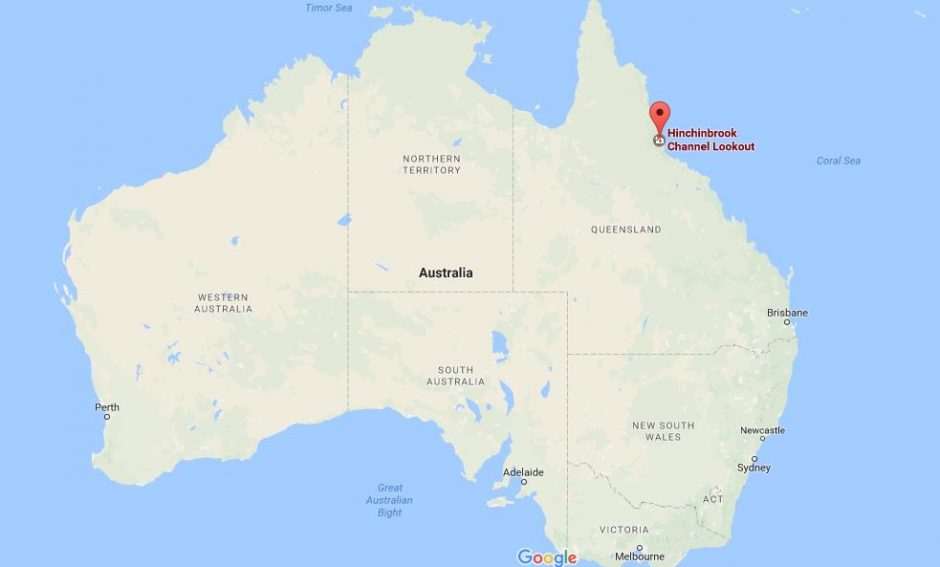 Where is Hinchinbrook Channel on map Australia