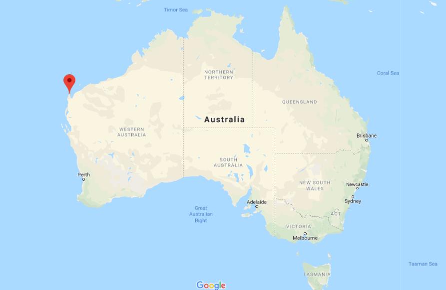 Where is Cape Range National Park on map of Australia