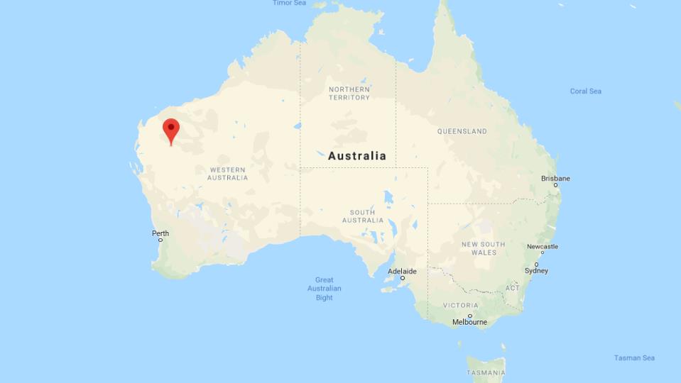 Where is Mount Augustus on map of Australia