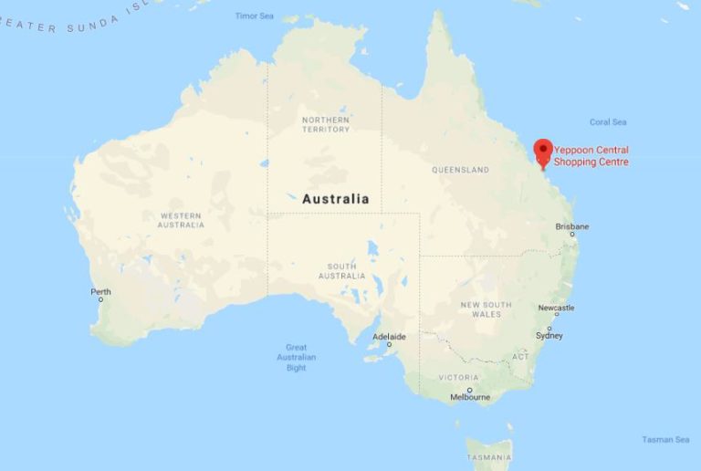 Where is Yeppoon on map of Australia