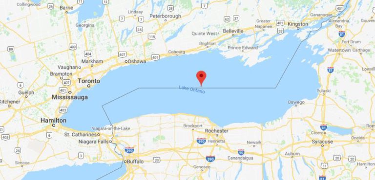 Map of Lake Ontario - World Easy Guides