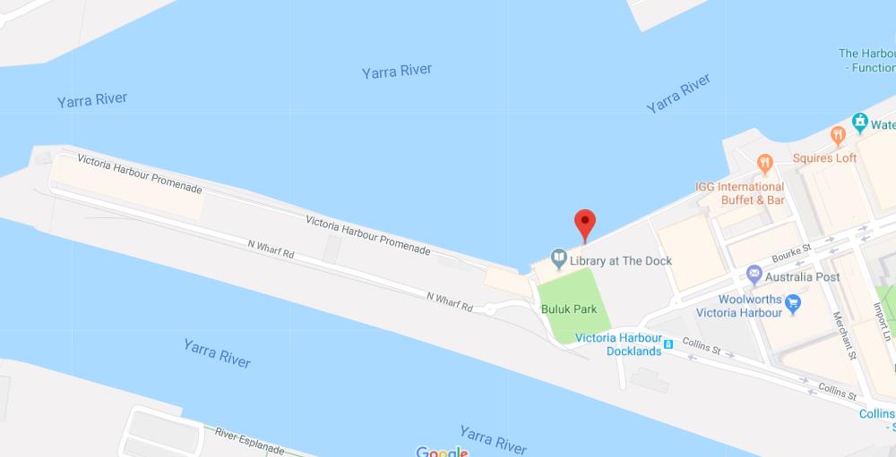 Map of Victoria Harbour Promenade