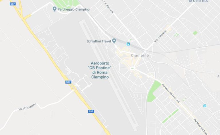 Map Of Ciampino Airport 768x471 